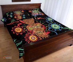 NAIDOC Week Quilt Bed Set Let's Fight Together 02