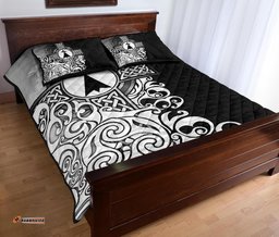 Brittany Celtic Quilt Bed Set Bretagne Stoat Ermine With Celtic Cross