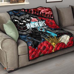 Waratahs Rugby Quilt Indigenous Waratahs ANZAC Day Aboriginal Quilt