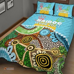 NAIDOC Week Quilt Bed Set Aboriginal Art