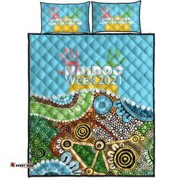 NAIDOC Week Quilt Bed Set Aboriginal Art