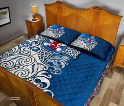 Scotland Celtic Quilt Bed Set Scottish Flag and Lion