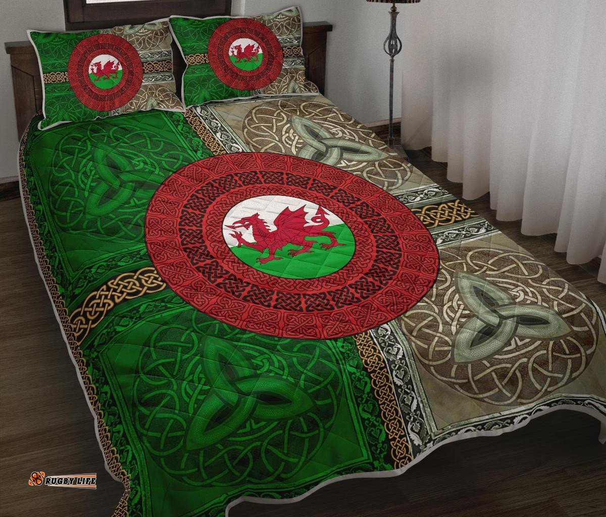 VibeHoodie Quilts BEd Set Unique Design With Dragon Wale