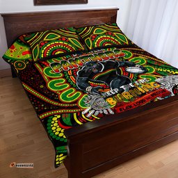 NAIDOC Week 2024 Panthers Quilt Bed Set Mascot Rugby