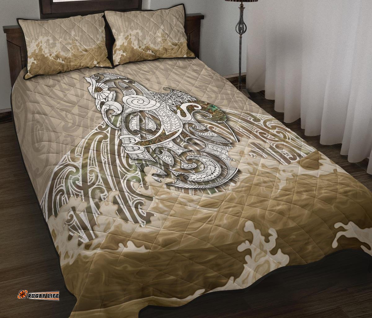 Maori Manaia The Golden Sea Quilt Bed Set