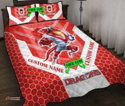 Nrl Bedding Set St George Dragons Bedding Set Mascot