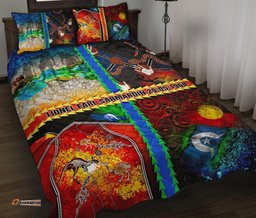 Quilt Set Covers Aboriginal Mix Ver01