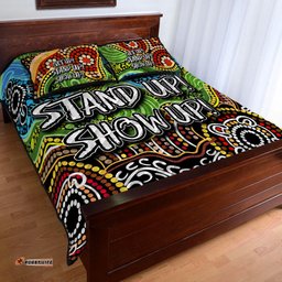 NAIDOC Week Quilt Bed Set Indigenous Style