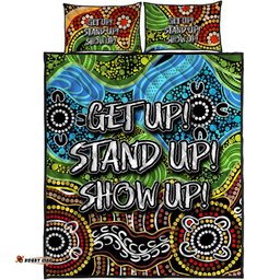 NAIDOC Week Quilt Bed Set Indigenous Style