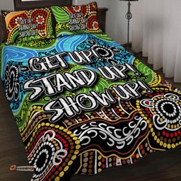 NAIDOC Week Quilt Bed Set Indigenous Style