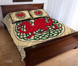 Wales Quilt Bed Set Welsh Dragon Quilt Bed 04 02