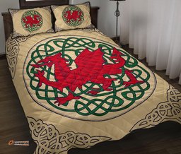 Wales Quilt Bed Set Welsh Dragon Quilt Bed 04 02