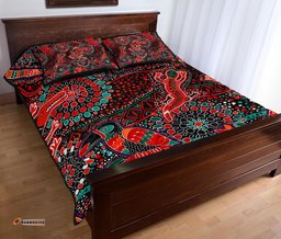 Quilt Bed Sets Aboriginal Animal and Dot Acrylic Paint