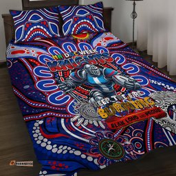 NAIDOC Week 2024 Knights Quilt Bed Set Mascot Rugby