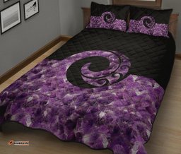 Amethyst Koru New Zealand Quilt Bed Set