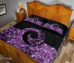 Amethyst Koru New Zealand Quilt Bed Set