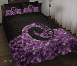 Amethyst Koru New Zealand Quilt Bed Set