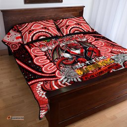 NAIDOC Week 2024 Dragons Quilt Bed Set Mascot Rugby
