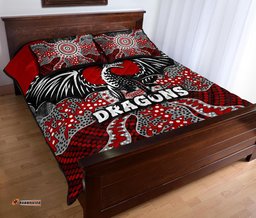 Dragons Quilt Bed Set St. George Aboriginal 01