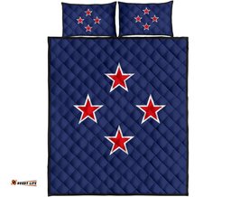 New Zealand Flag New Southern Cross Quilt Bedding Sets