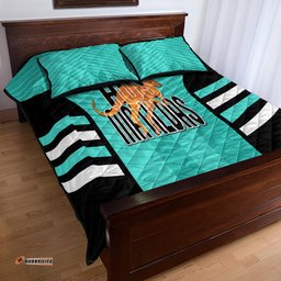 Australia Soccer Quilt Bed Set Go Matildas Dynamic Turquoise