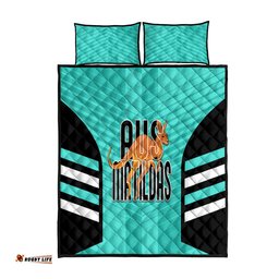 Australia Soccer Quilt Bed Set Go Matildas Dynamic Turquoise