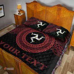 Isle of Man Celtic Personalised Quilt Bed Set Legend of Isle of Man
