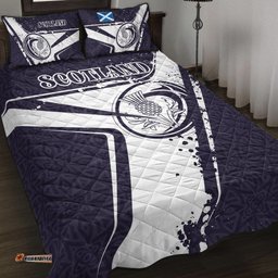 Scotland Rugby Quilt Bed Set Scottish Rugby