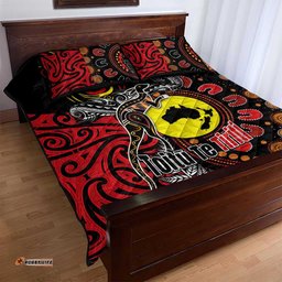 Aotearoa and Australia Toitu Te Tiriti Quilt Bed Set Honour the Treaty Stand Together Stand Stronger