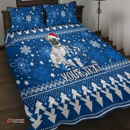 Custom Bulldogs Rugby Quilt Bed Set Christmas Vibe