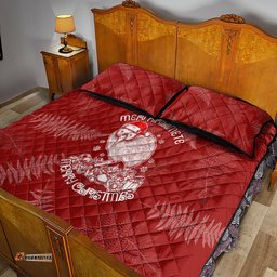 New Zealand Christmas Quilt Bed Set Silver Fern Mix Kiwi Bird Ver01