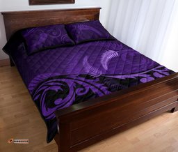 Quilt Bed Set New Zealand Silver Fern Purple