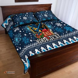 Custom Titans Rugby Quilt Bed Set Chirstmas Vibe
