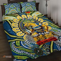 NAIDOC Week 2024 Eels Quilt Bed Set Mascot Rugby