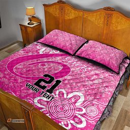 Australian Sixers Cricket Custom Quilt Bed Set Minimalism Aboriginal