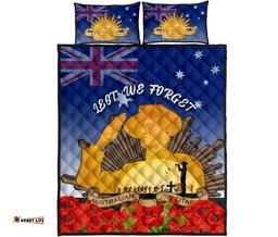 Quilt Bed Set Australia ANZAC Day And Soldiers