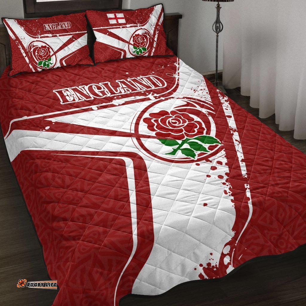 England Rugby Quilt Bed Set England Rugby
