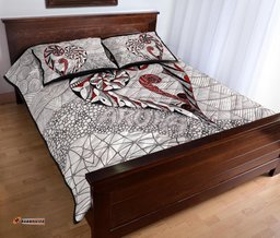 New Zealand Quilt Bed Set, Koru Aroha Maori Quilt And Pillow Cover