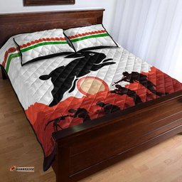 Custom Personalised South Sydney Rabbitohs ANZAC Quilt Bed Set Simple Style White