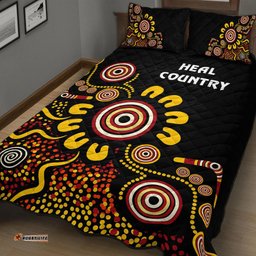 Australia NAIDOC Week Quilt Bed Set NAIDOC Week Heal Country