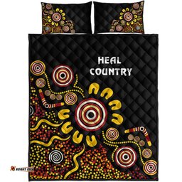 Australia NAIDOC Week Quilt Bed Set NAIDOC Week Heal Country