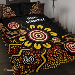 Australia NAIDOC Week Quilt Bed Set NAIDOC Week Heal Country