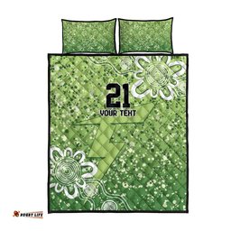 Australian Thunder Cricket Custom Quilt Bed Set Minimalism Aboriginal