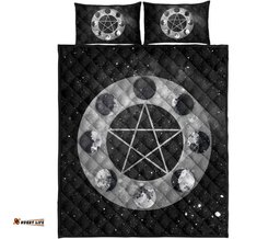 Celtic Moon Phase Quilt Bed Set