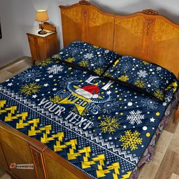 Custom Cowboys Rugby Quilt Bed Set Born Tough Bred Proud Christmas Vibe