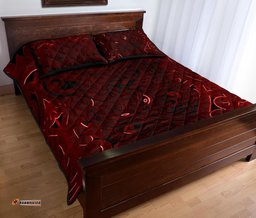 New Zealand Quilt Bed Set, Maori Gods Quilt And Pillow Cover Tumatauenga God Of War Red