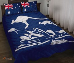 Quilt Cover Set Sydney Opera Bed Set Aus Flag Kangaroo