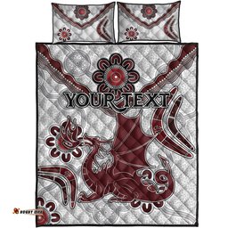 St.George Rugby Quilt Bed Set Custom Aboriginal St. George Quilt Bed Set