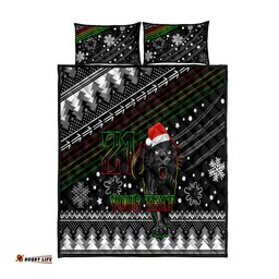 Custom Panthers Rugby Quilt Bed Set Go The Mighty Panthers Christmas Vibe Unique