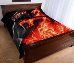 Wales Quilt Bed Set Cymru Flame